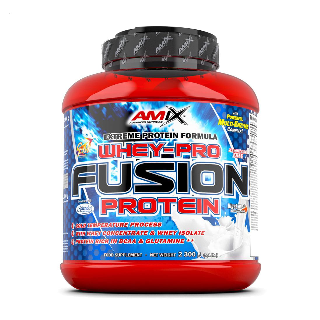 Протеїн Amix Nutrition Whey-Pro Fusion Protein Лісові фрукти, в порошку, 2.3 кг
